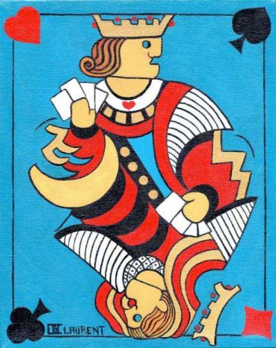 big playing card par Claude Laurent