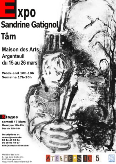 Exposition Sandrine Gatignol et Tâm