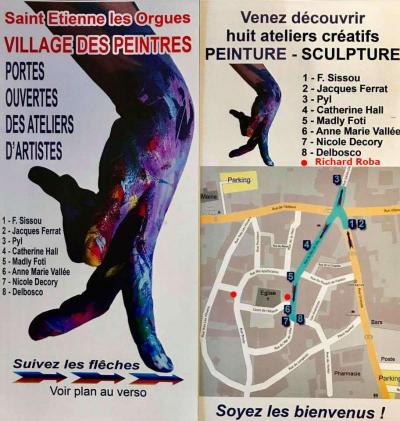 Village des Peintres à Saint-Etienne les Orgues (04)
