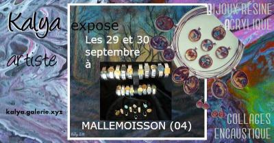 KALYA Bijoux expose à Mallemoisson ( 04 )