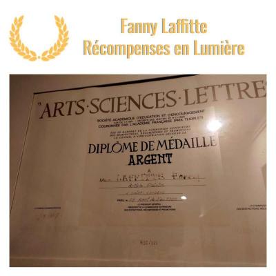 Médaille d'ARGENT de l'Académie des ARTS SCIENCES et LETTRES de PARIS  1995