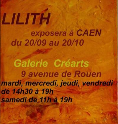 Exposition de Lilith à Caen (dpt 14)